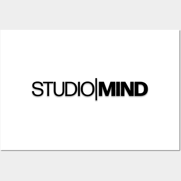 Studio Mind, Plain Black Logo Wall Art by Studio Mind